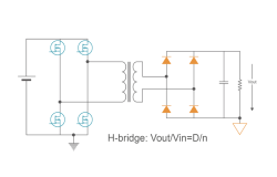 フルブリッジトランスドライバNSIP3266は、水晶発振器内蔵、絶縁駆動電源を簡素化実現