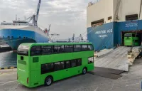 中国製電動2階建てバス、英国へ輸出